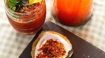 Rooibos Chai Infused Bloody Mary & Garnishes