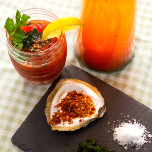 Rooibos Chai Infused Bloody Mary & Garnishes
