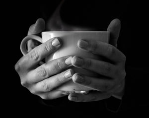 Tea Cup Warming Hands