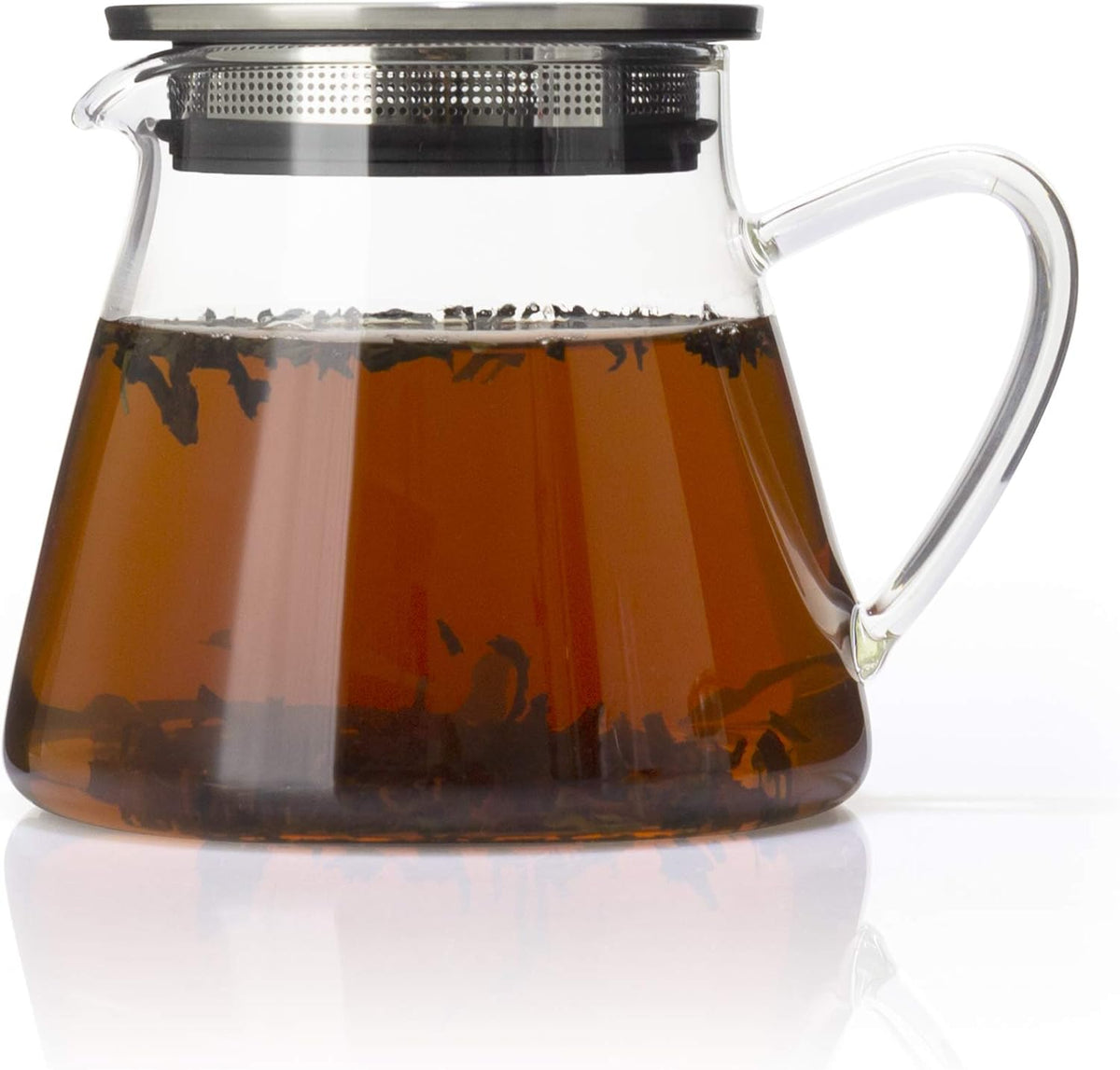 Forlife Filter Forlife Fuji Glass Teapot with Filter Lid - 2 People | Debonair Tea Co