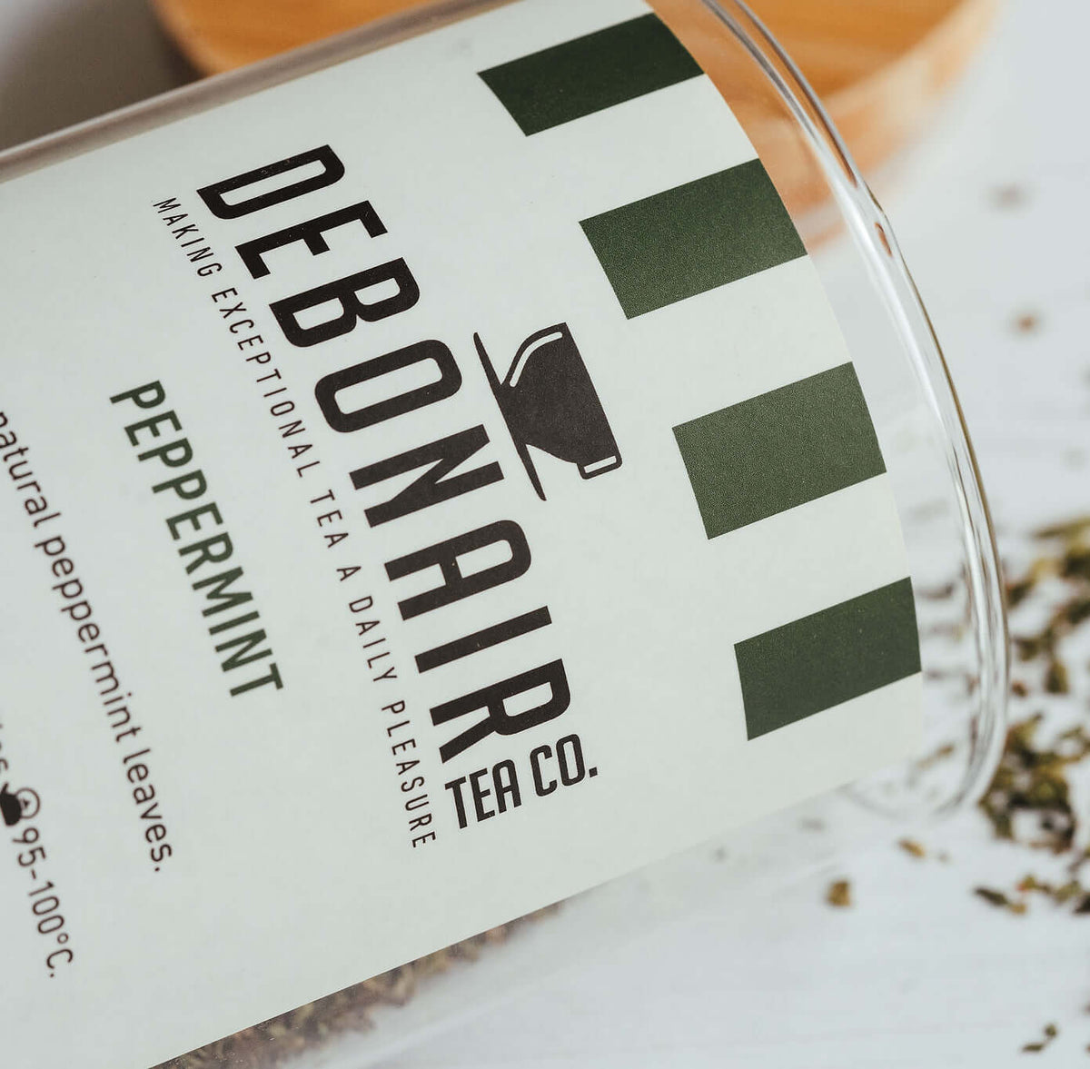 Deblance Tea Peppermint | Caffeine Free Tea | Debonair Tea Co