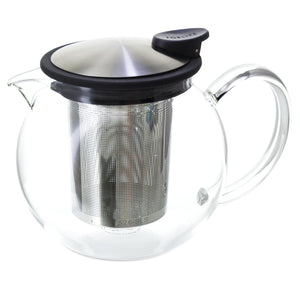 Forlife Bola Glass Teapot with Basket Infuser - 750ml